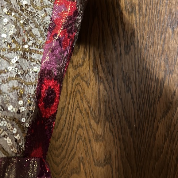 STUNNING ladies XS ANTHROPOLOGY WREN festive dress with sequins, shimmer+lined - Picture 5 of 12